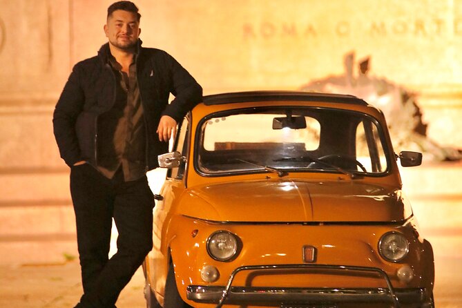Fiat500 Night&Day Photoshoot, with a Roman, pickup included - Parco Savello (Parco degli Aranci): Orange Trees and a View Toward St. Peter