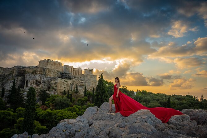 Flying Dress Athens Official - Paleo Faliro and the Athens Riviera at golden hour