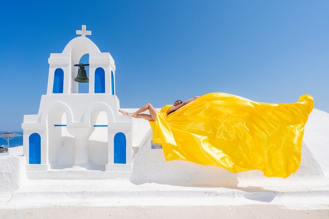 Flying Dress Experience -Private Santorini Photoshoot - The Handmade Flying Dress: Picking a Color and Looking Effortless