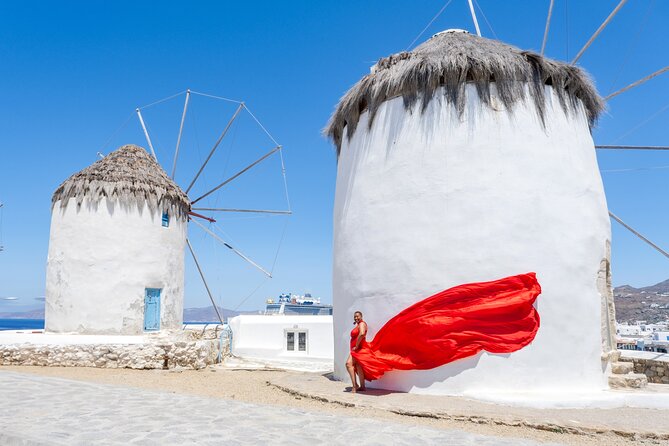 Flying Dress Mykonos Photoshoot - Flying Dress Fantasy in About 1 Hour 5 Minutes