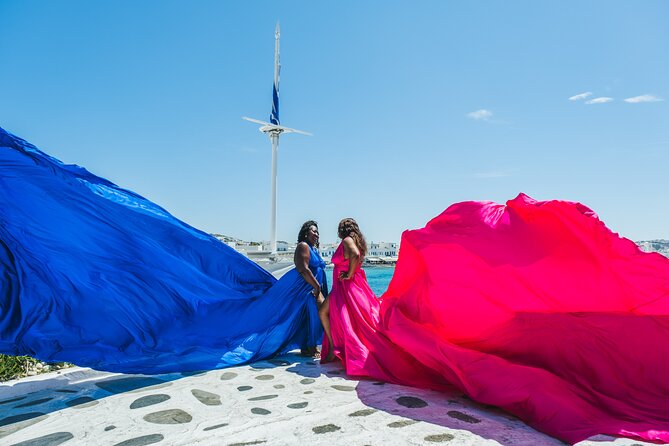 Flying Dress Mykonos Photoshoot - Photo Delivery and Editing: The Good, the Not-Perfect