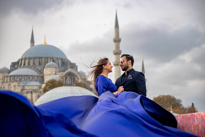 Flying Dress Photography on an Iconic Rooftop in Istanbul - How the flying dress and Lightroom-style look work on you