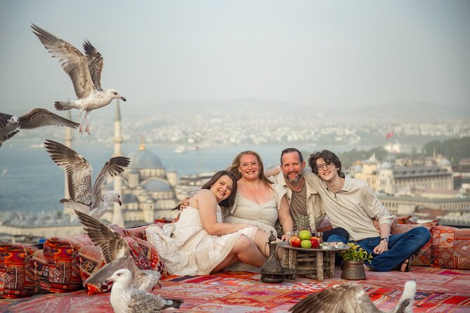 Flying Dress Photography on an Iconic Rooftop in Istanbul - Tea or coffee after the shoot: why that matters for your final results