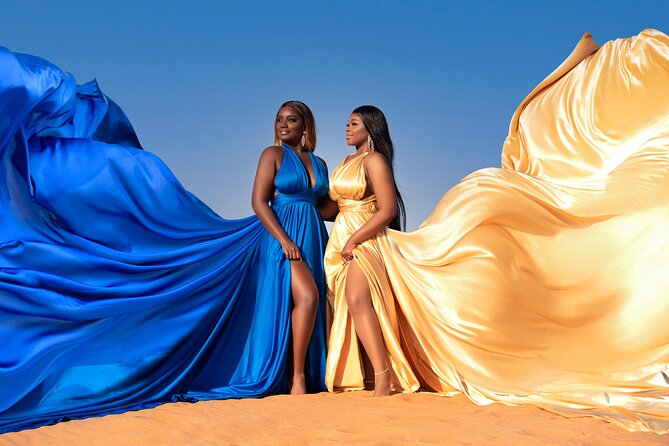 Flying dress photoshoot activity in Dubai - Key things to know before you book Dreamshoots