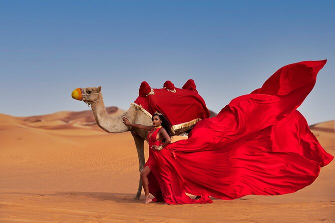 Flying dress photoshoot activity in Dubai - Dress Selection: More Than a Costume Choice