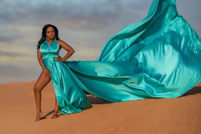 Flying dress photoshoot activity in Dubai - Before the Shoot: Makeup and Hair as an Optional Add-On
