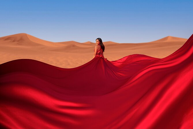 Flying dress photoshoot activity in Dubai - Hotel Pickup: The Stress-Saver Part of the Day