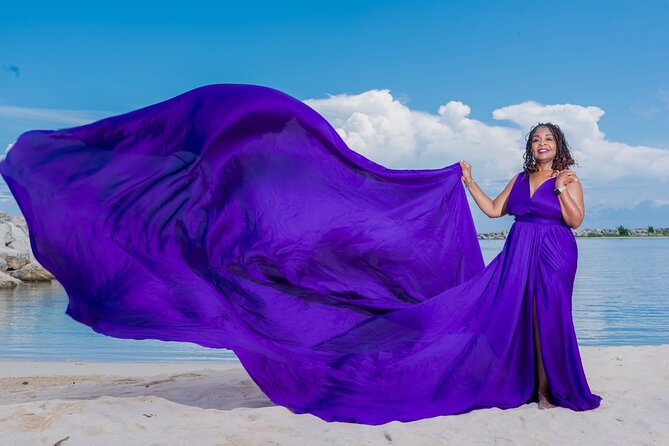 Flying Dress Photoshoot at Doctors Cave Beach Montego Bay Jamaica - What the Photographer Team Actually Does (And Why You’ll Feel Better in Front of the Camera)