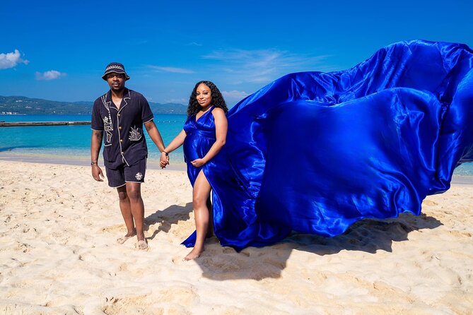 Flying Dress Photoshoot in Jamaica - Montego Bay Photography and Private Attention