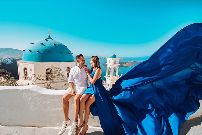 Flying Dress Photoshoot in Santorini - iconic views (WE DO MAGIC) - Who this shoot is best for (and who should think twice)