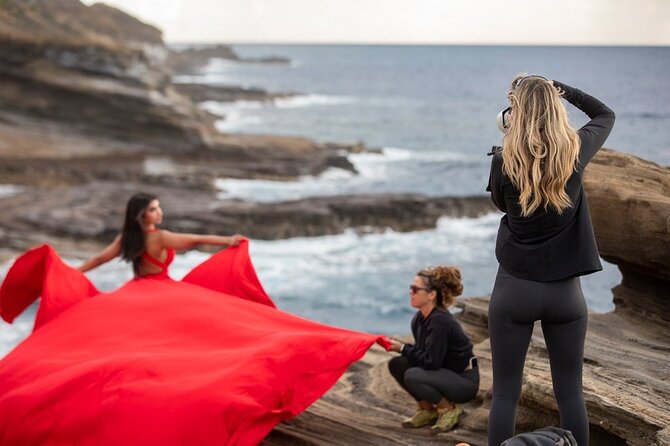 Flying Dress Photoshoot on Oahu - Why This Oahu Flying Dress Shoot Feels Like a Once-You-Will-Remember-It Morning