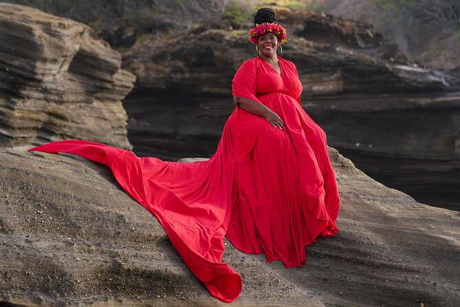Flying Dress Photoshoot on Oahu - Choosing Your Flying Dress Color (and Why That Choice Shows Up in Photos)