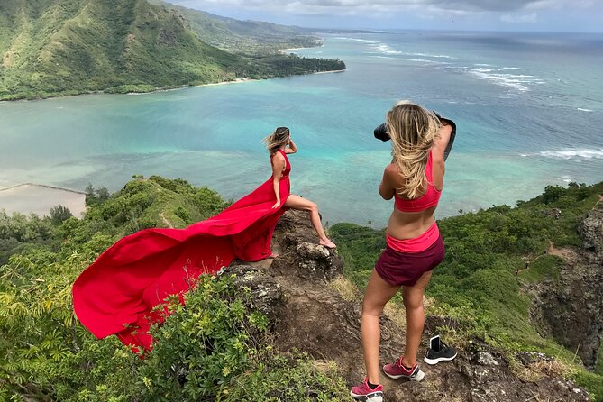 Flying Dress Photoshoot on Oahu - The Volcanic-Rock Walk: Scenic Variety Without a Full Trek