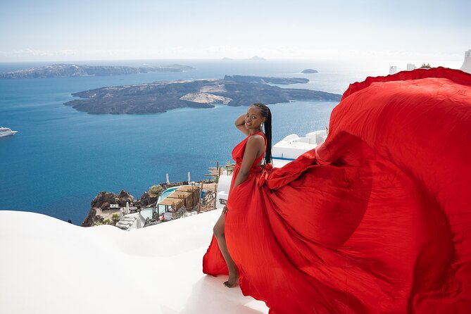 Flying Dress Photoshoot Tour in Santorini & Pick up - Private by Design: What “Only Your Group” Means in Practice