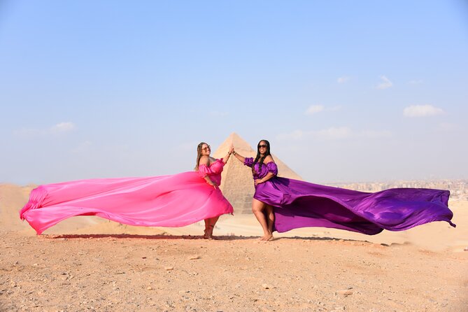 Flying Dress Photoshoot with Camel and Horse Riding in Giza - Key things I’d zoom in on before you book