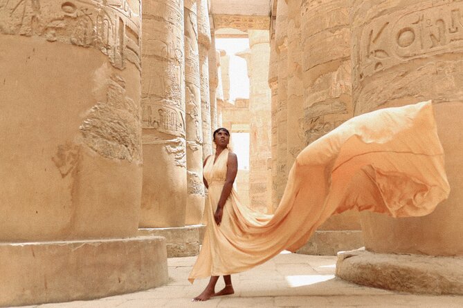 Flying Dress Photoshoot with Camel and Horse Riding in Giza - Your photos: choosing colors, full edits, and retouching options