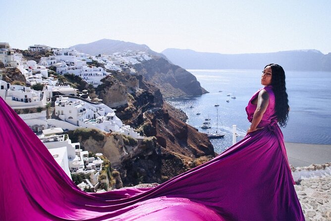 Flying Dress Private Photoshoot Santorini - Price and What You Actually Get for $351.47