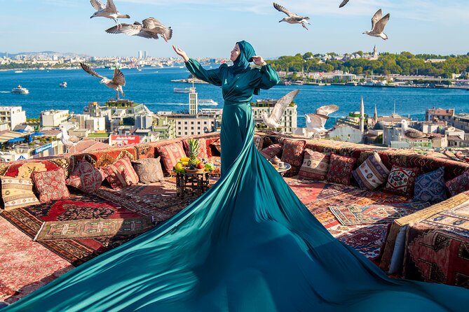 Flying Dress Rooftop Photoshoot in Istanbul (2Concepts, 1dress) - Key Highlights You’ll Care About