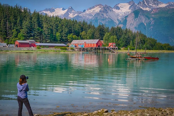 Focus on Haines Private Nature / Photography tour - Letnikof Cove cannery views with hanging glaciers