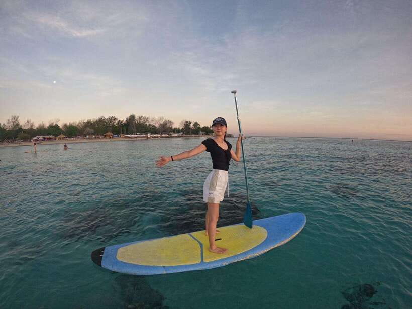 Gili sunrise stand-up paddle boarding (drone photoshoot) - Price and what you actually get for $19