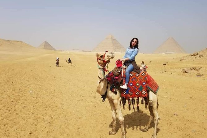Giza Pyramids Sphinx Camel Ride Lunch with Camera Photographer - Mummification Temple Stop: Valley of the King Chephren Area