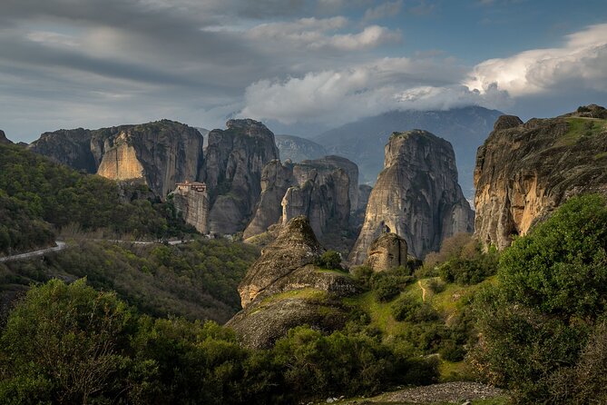 Golden Sunrise Meteora Private Photo Tour - Stop at the Foot of Meteora: Ancient Churches and First Frames