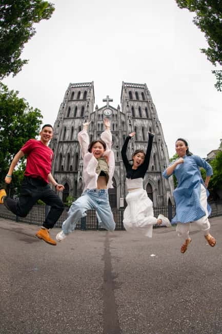Hanoi Private Photoshoot – Iconic Spots & Hidden Gems - Meeting at P. Khâm Thiên and St. Joseph Cathedral