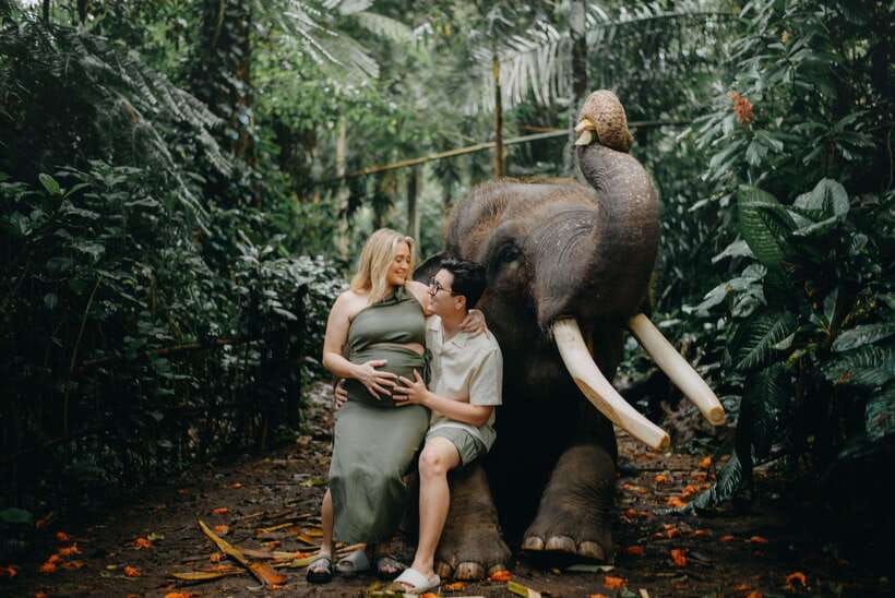 Hire Bali Private Professional Photographer with Edit Photos - Ubud Signature: Rice Terraces, Temples, and Elephant Park Photos
