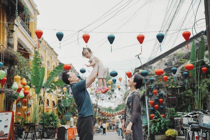 Hoi An Photographer & Vacation Photoshoot – Private Session - Lantern shops, evening streets, and the boat ride at sunset or night
