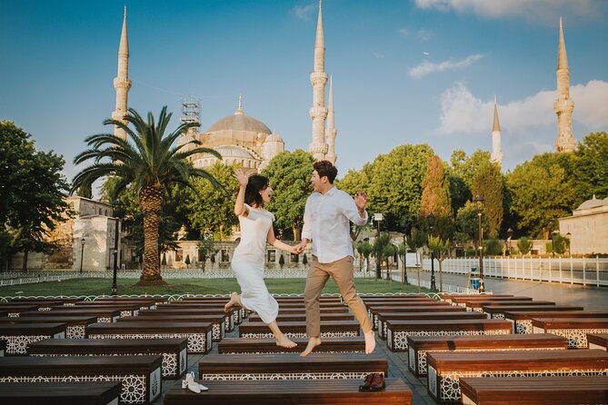 Istanbul Photoshoot Tours - Blue Mosque stop: more portraits, tighter timing, and the same landmark pair
