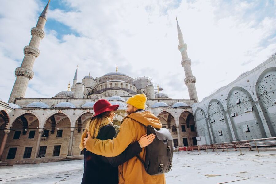 Istanbul: Private photoshoot at Hagia Sophia&Blue Mosque - Hagia Sophia photo stop: getting the angles right