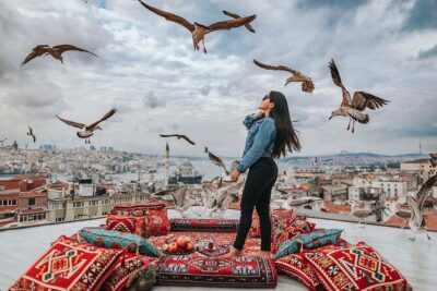 Istanbul Rooftop Photoshoot - Sultanahmet Photos: Hagia Sophia and the Blue Mosque Without the Guesswork