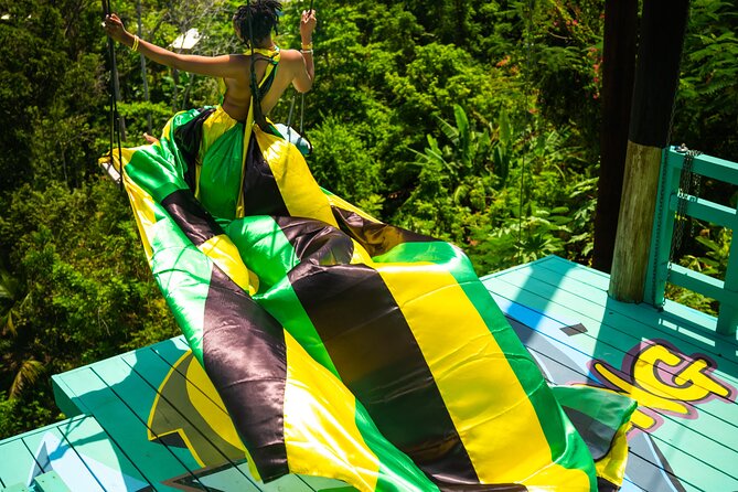 Jamaica Swing Drone Photoshoot with Dress Lunch and Transport - Lunch After the Swing: Jamaican Food With Vegan and Vegetarian Options