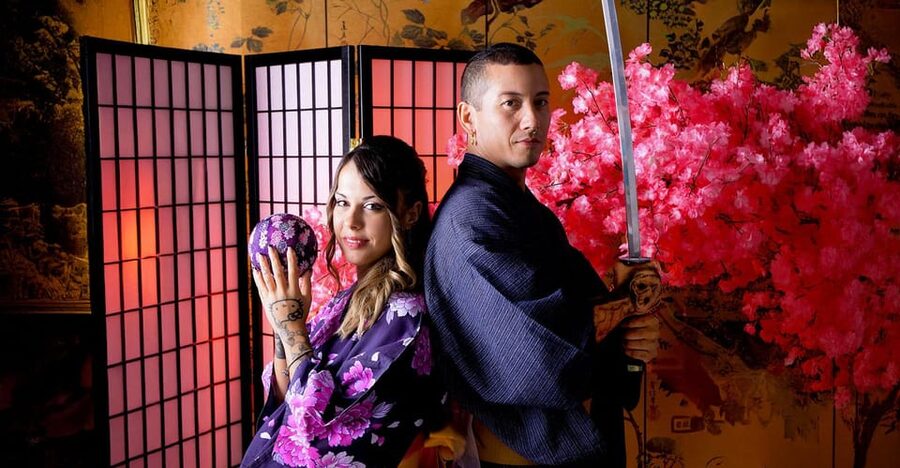 Kimono photoshoot-Includes 100 photo data - Your 90–120 Minutes: Studio Cherry Blossoms and Street Time
