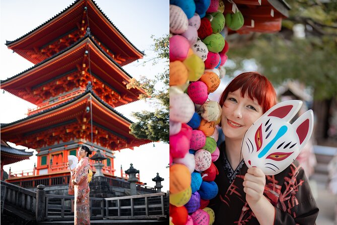 Kyoto Gion, Fushimi Inari, Arashiyama private Photoshoot - Kiyomizu-dera’s wooden stage: UNESCO views and strong portrait backdrops