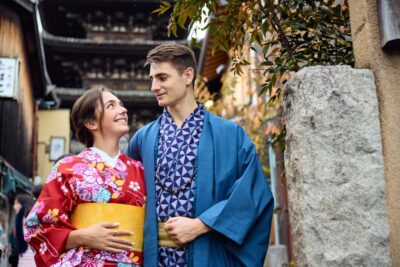 Kyoto Kimono Professional Photoshoot - At Yumeyakata Gojo Shop: picking your kimono without stress