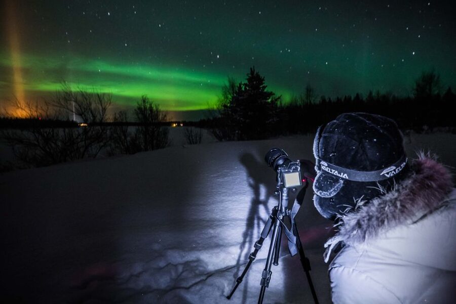 Levi: Best & Original Northern Lights Hunting & photography - First secret stop: the 45-minute photo walk