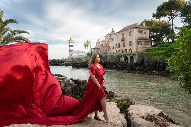 Lisbon Flying Dress & Fashion Photoshoot at iconic places - Dress Selection and the Flying Dress Mode