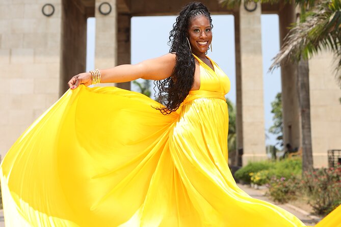 Luxury Flying Dress Photoshoot in Accra - Price and Value: Is $250 for One Hour Worth It?