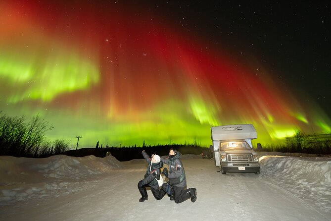 Luxury RV Small Group Aurora Chasing Tour with Photography - Stop 1 in Fairbanks: what your aurora viewing night really looks like