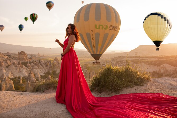 Magical Cappadocia Photoshoot with a Professional Photographer - Stop 2: Cavusin balloon preparation and take-off watch