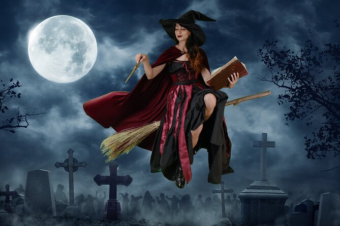 Magick Broom Costume Photography - Green Screen Technology - Three Themed Gallery Styles: Celestial Moon, Magick Avenue, Dark Side
