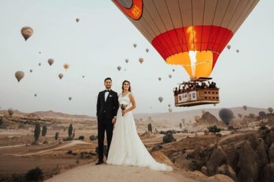Marriage Proposal and Photoshoot in Cappadocia with Balloon view - Love Valley and the balloon-view backdrop you actually want