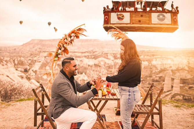 Marriage Proposal and Photoshoot in Cappadocia with Balloon view - The itinerary in plain terms: what happens at Love Valley