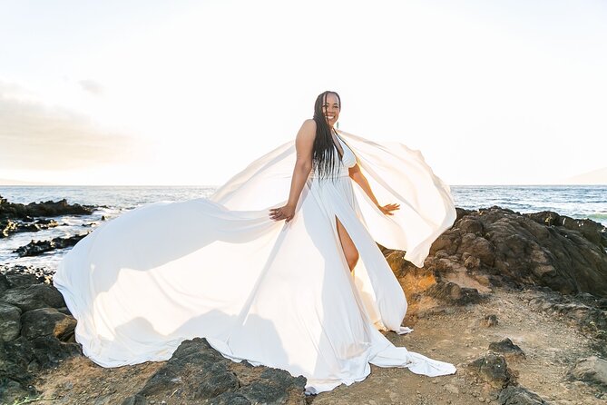 Maui Hi Flying Dress Private Photoshoot Experience - A Flying Dress Photoshoot at Ulua Beach: Setting and Timing