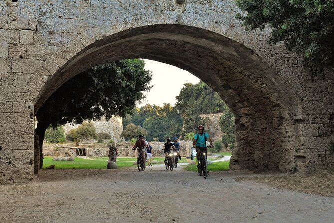 Mediaeval Rhodes E-bike Highlights Photo Tour Morning/Sunset - From aquarium building to Elli Beach: waterfront variety without the wandering