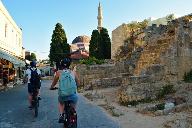 Mediaeval Rhodes E-bike Highlights Photo Tour Morning/Sunset - Monte Smith Acropolis Park: Helios, stadiums, and Roman performance space