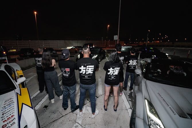 Membership Car Club GTR35 LibertyWalk Daikoku car meet photoshoot - The Human Factor: Guides Who Make the Night Feel Like a Club