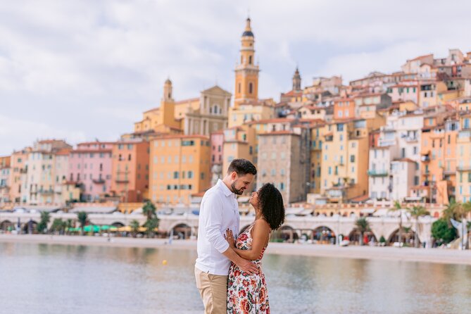 Menton Photo shoot with a Local Award Winning Photographer - Menton backdrops: Campanin, old town alleys, and the sea