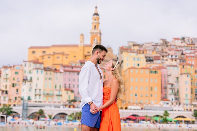 Menton Photo shoot with a Local Award Winning Photographer - A calm 1-hour session: how the pacing helps you look natural